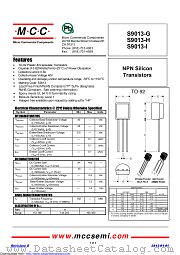 S9013-H datasheet pdf Micro Commercial Components