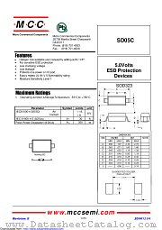SD05C datasheet pdf Micro Commercial Components