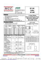 SF15M datasheet pdf Micro Commercial Components
