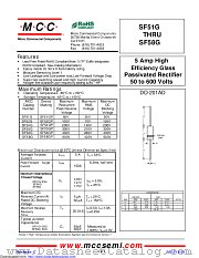 SF55G datasheet pdf Micro Commercial Components