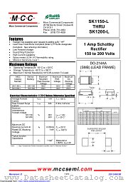 SK1150-L datasheet pdf Micro Commercial Components