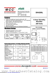 SK4200L datasheet pdf Micro Commercial Components