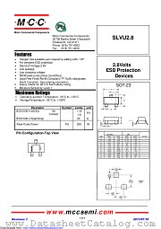 SLVU2.8 datasheet pdf Micro Commercial Components