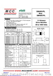 SM4003PL datasheet pdf Micro Commercial Components