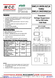 SMCJ1.5KE550CA datasheet pdf Micro Commercial Components