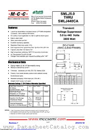SMLJ440A datasheet pdf Micro Commercial Components