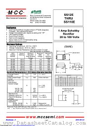 SS14E datasheet pdf Micro Commercial Components