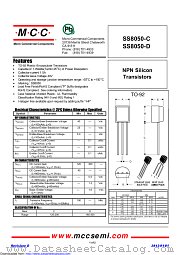 SS8050-D datasheet pdf Micro Commercial Components