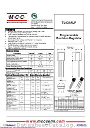 TL431ALP datasheet pdf Micro Commercial Components