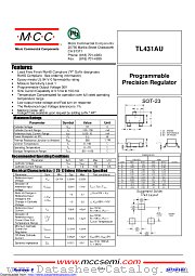 TL431AU datasheet pdf Micro Commercial Components