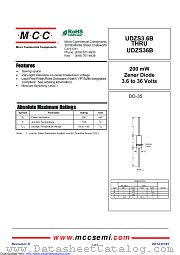 UDZS10B datasheet pdf Micro Commercial Components