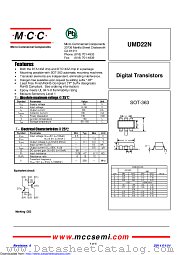 UMD22N datasheet pdf Micro Commercial Components