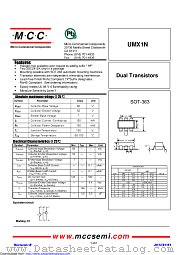 UMX1N datasheet pdf Micro Commercial Components