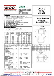 US1GFL datasheet pdf Micro Commercial Components