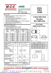 US2B datasheet pdf Micro Commercial Components