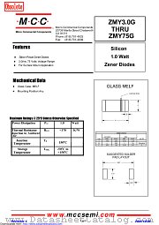 ZMY3.6G datasheet pdf Micro Commercial Components