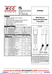 ZTX450 datasheet pdf Micro Commercial Components
