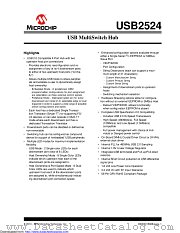 USB2524 datasheet pdf Microchip