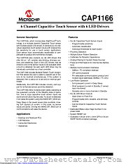 CAP1166-1-BP-TR datasheet pdf Microchip