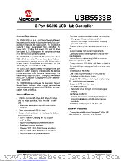 USB5533B-5000JZX datasheet pdf Microchip