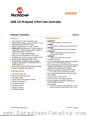 USB2534I-1051AEN-TR datasheet pdf Microchip