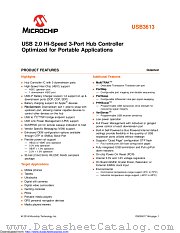 USB3613I-1080XY-TR datasheet pdf Microchip