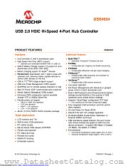 USB4604I-1070HN datasheet pdf Microchip