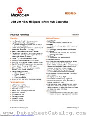 USB4624-1081HN datasheet pdf Microchip