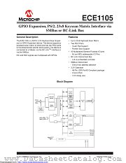 ECE1105 datasheet pdf Microchip