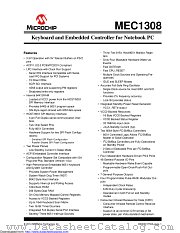 MEC1308-NU datasheet pdf Microchip