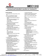 MEC1310 datasheet pdf Microchip