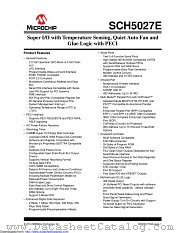 SCH5027 datasheet pdf Microchip