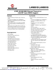 LAN8810I-AKZE-TR datasheet pdf Microchip