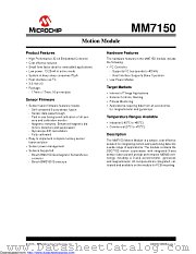 MM7150 datasheet pdf Microchip