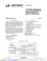 EMC1053-1-ACZL-TR datasheet pdf Microchip