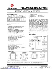 24AA256T-I/MNY datasheet pdf Microchip