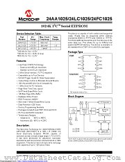 24AA1025-I/SM datasheet pdf Microchip