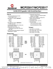MCP23S17-E/SP datasheet pdf Microchip