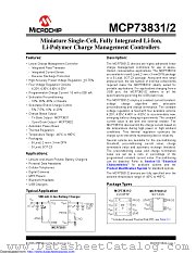 MCP73832T-2ACI/MC datasheet pdf Microchip