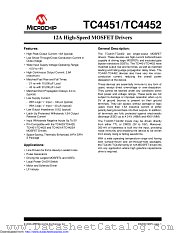 TC4452VPA datasheet pdf Microchip
