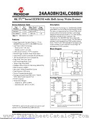 24LC08BH datasheet pdf Microchip