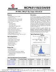 MCP651T-E/SN datasheet pdf Microchip
