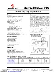 MCP621T-E/SN datasheet pdf Microchip
