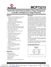 MCP73213T-G6AI/MF datasheet pdf Microchip