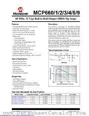 MCP665T-E/MF datasheet pdf Microchip