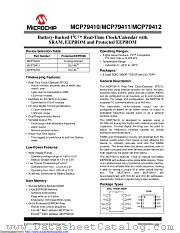 MCP79410T-I/MS datasheet pdf Microchip