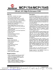 MCP1754T-3002E/DC datasheet pdf Microchip