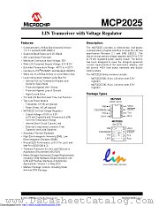 MCP2025-330E/SN datasheet pdf Microchip
