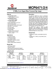 MCP6474 datasheet pdf Microchip