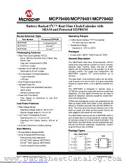 MCP79401-I/MS datasheet pdf Microchip